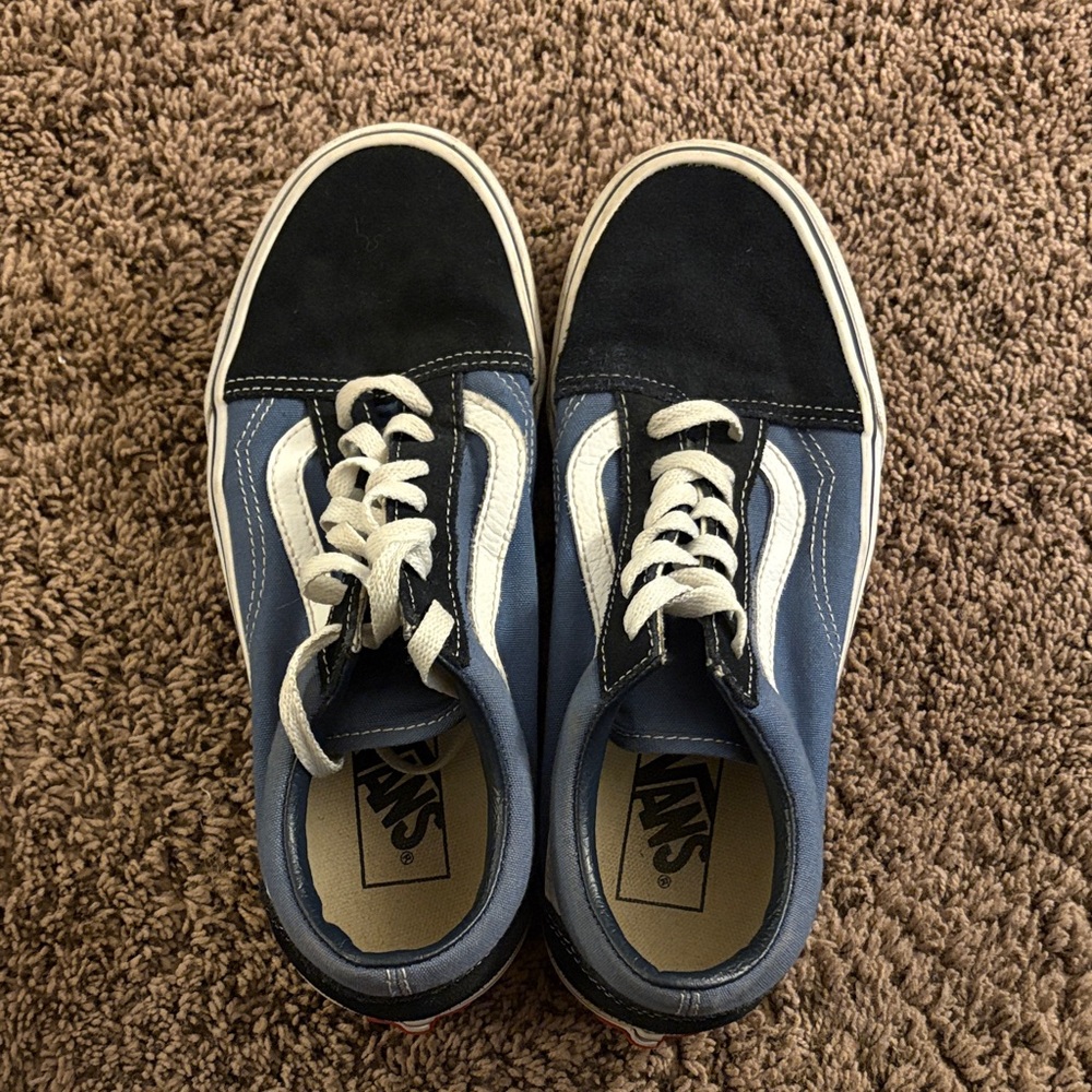 Vans Old School Black and Blue